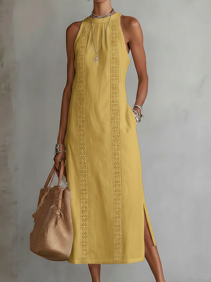 Chloe | Elegant Sommar Midi Klänning