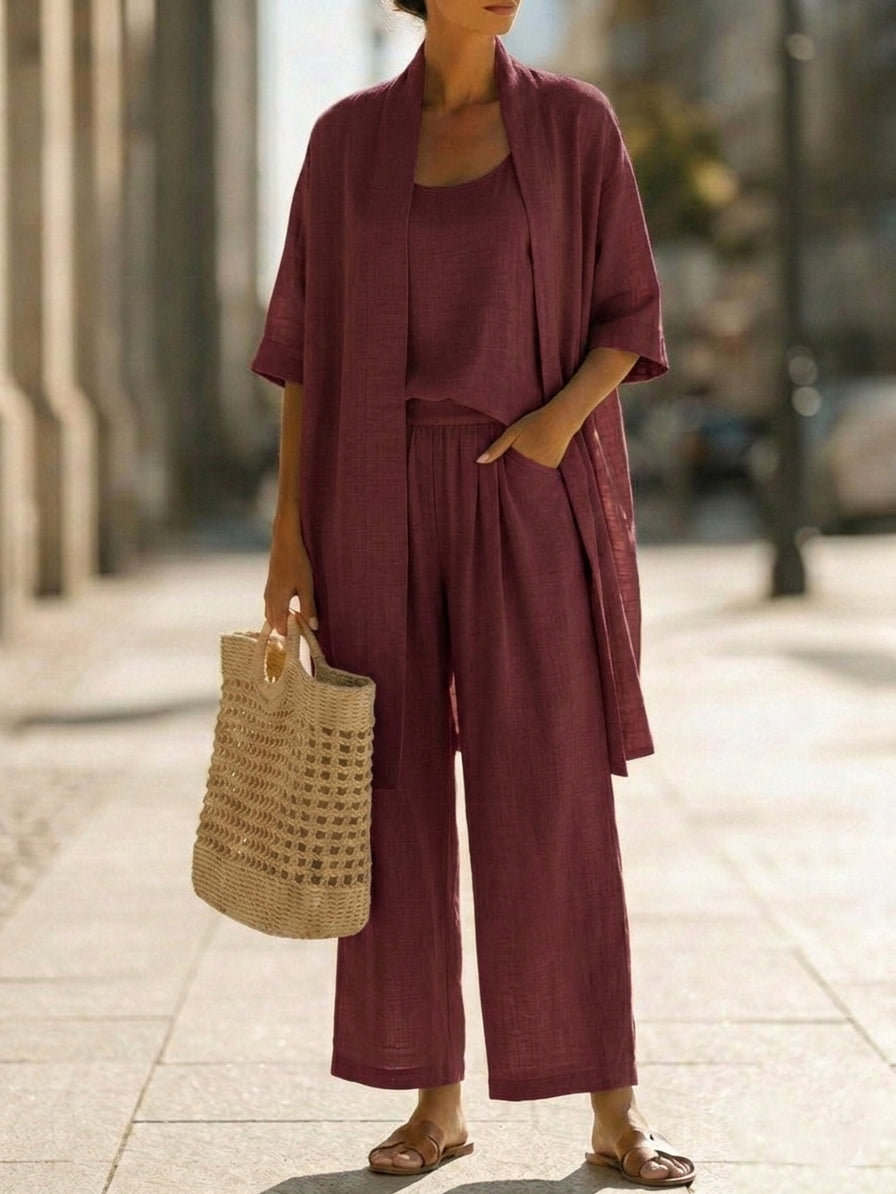 Annelie | Lätt linne-set