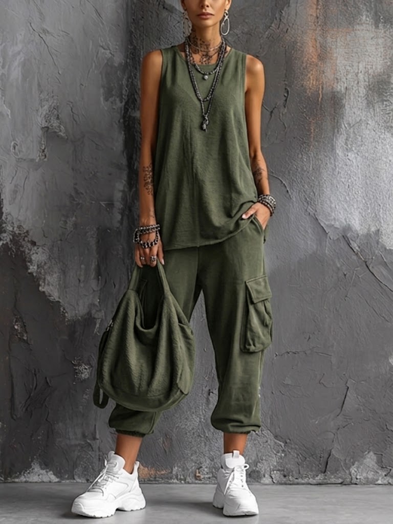 Valentina | Komplett Casual Mjuk med Fickor
